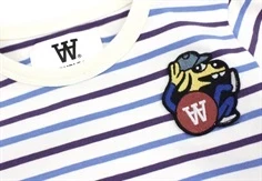 Wood Wood off-white stripes bluse Kim HuskMitNavn